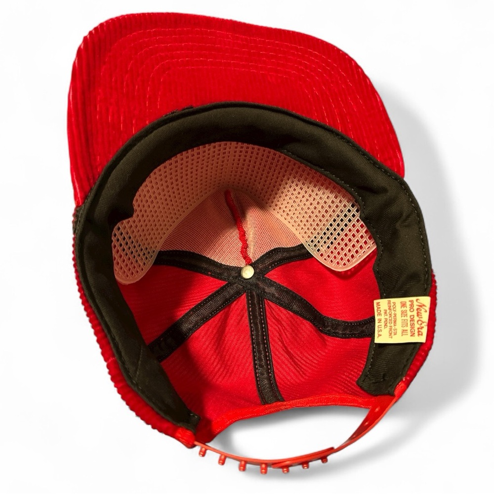 Vintage Red 49ers Corduroy Hat with Gold Embroidery - Picture 3 of 3